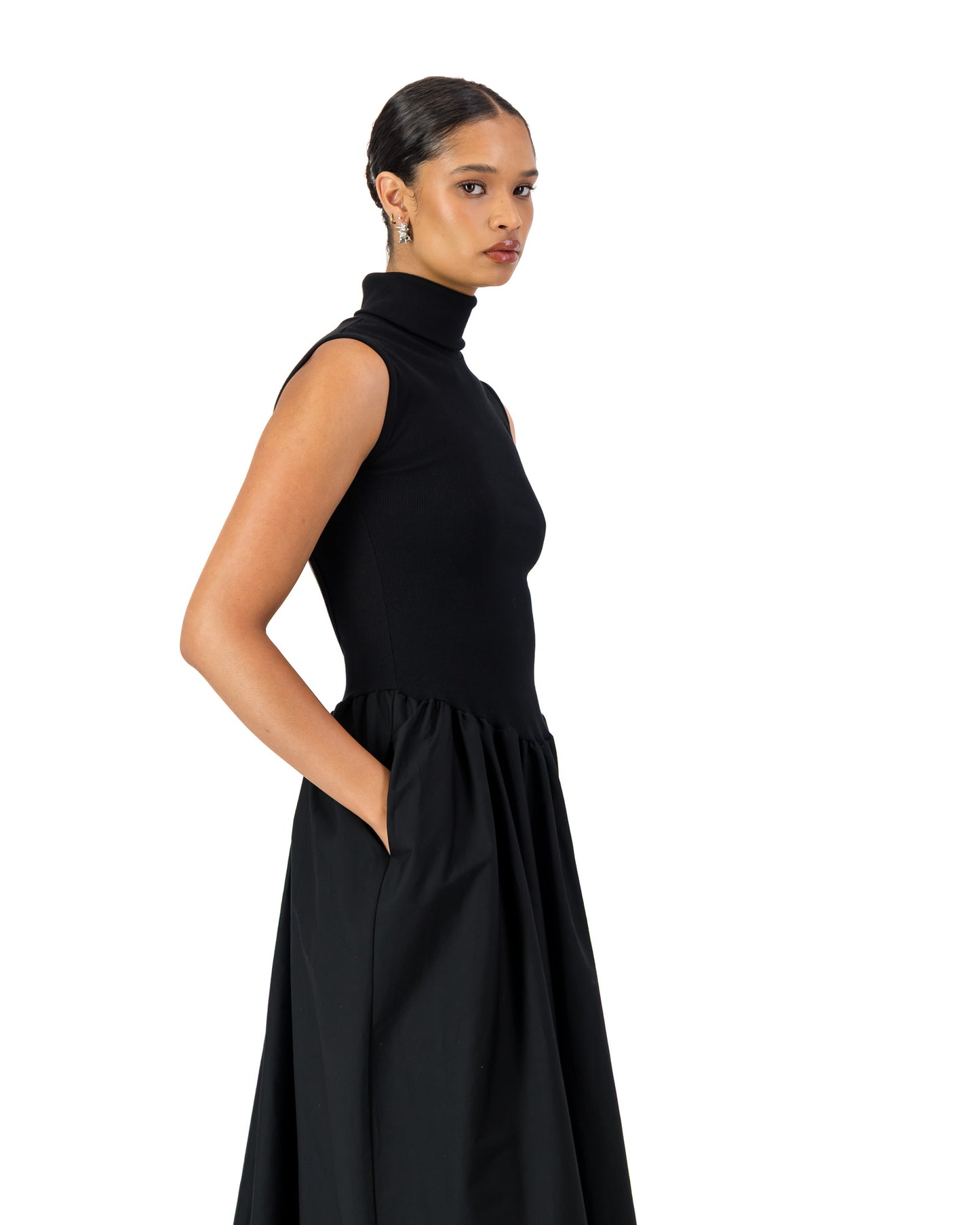 Statue Dress - Black