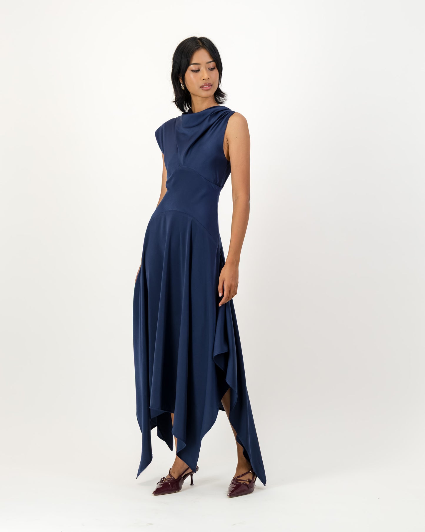 Thelma Dress - Navy
