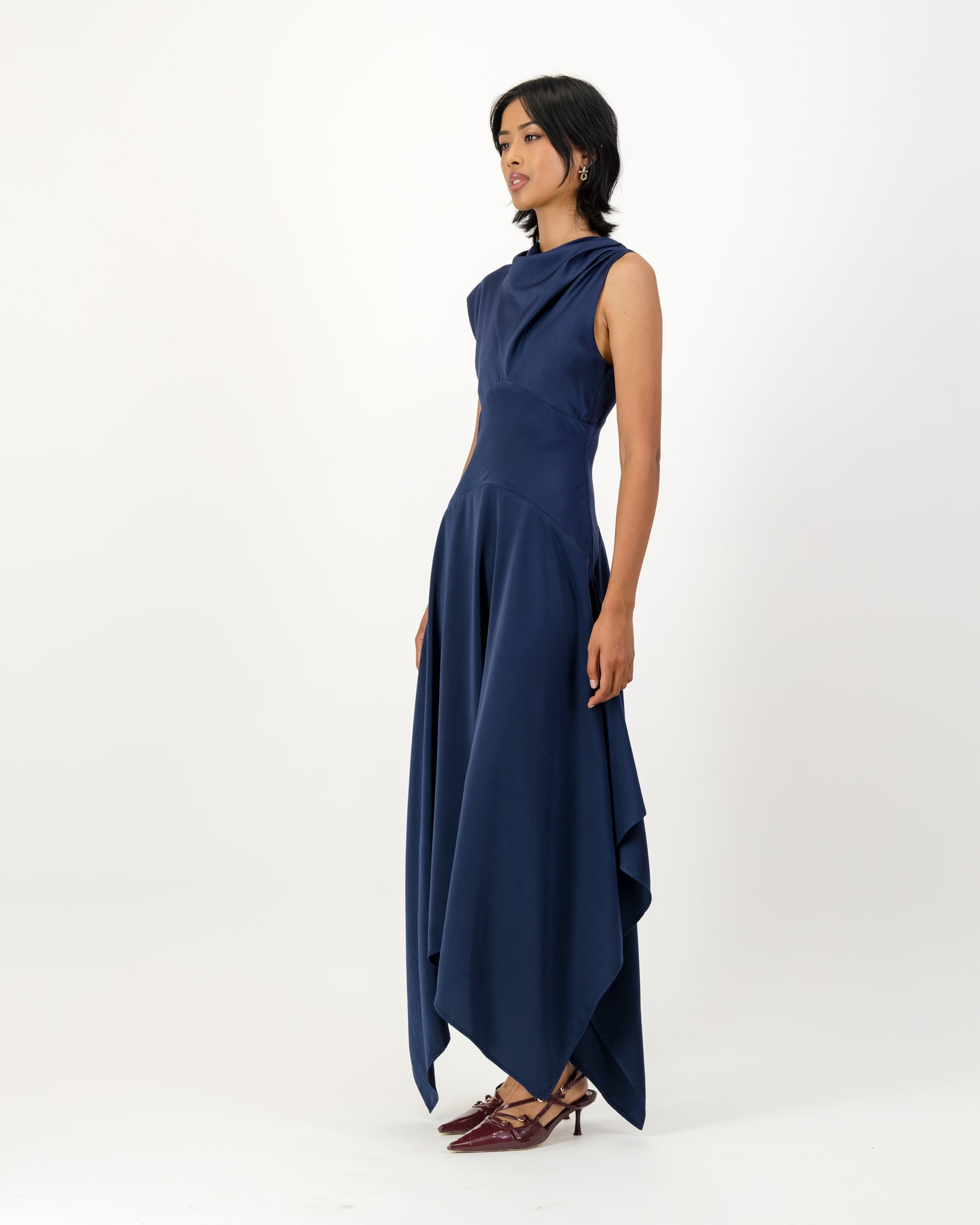 Thelma Dress - Navy