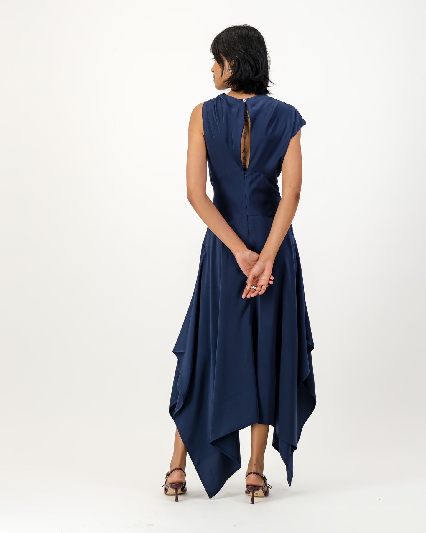 Thelma Dress - Navy