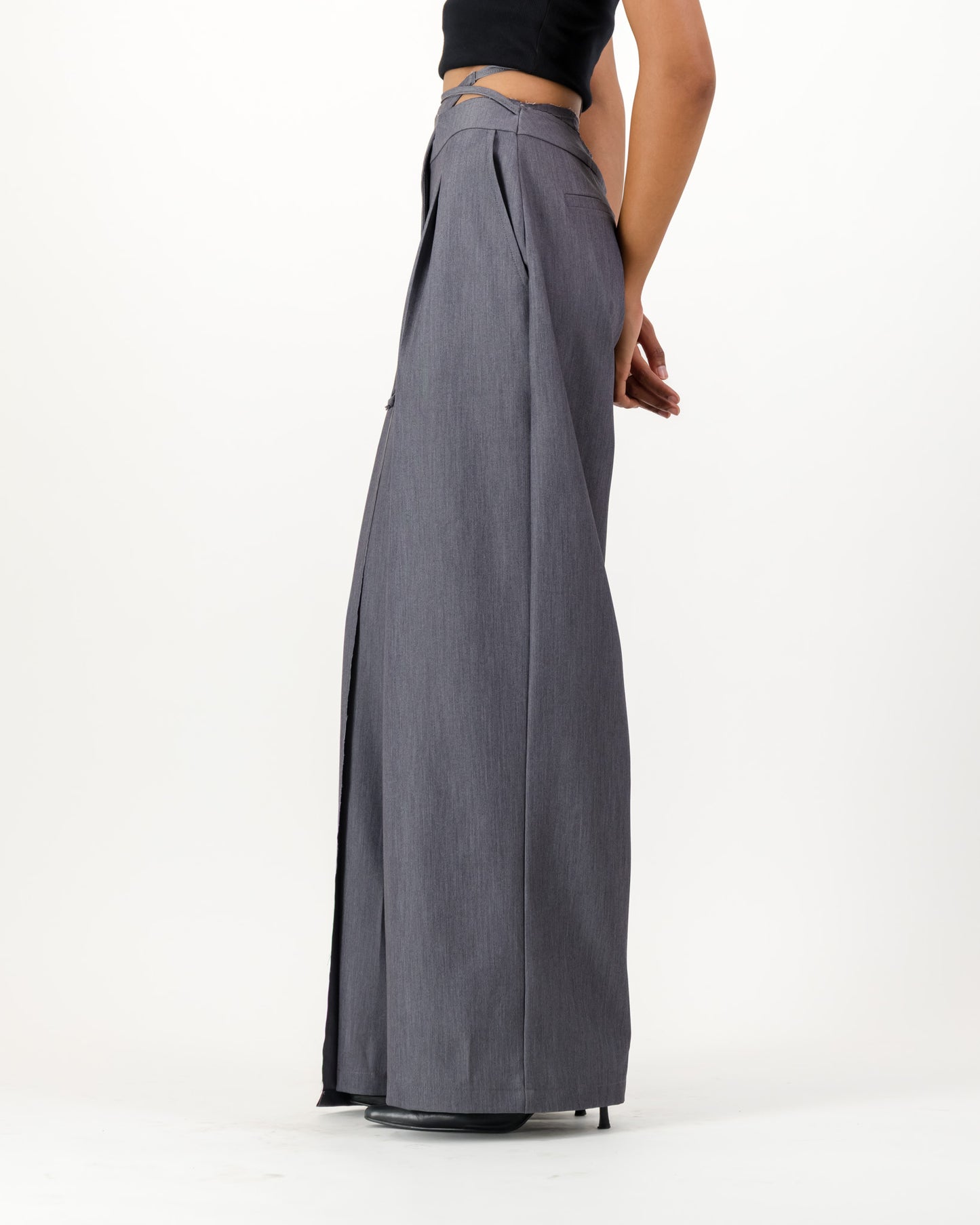 Saturn Wrap Trousers - Grey