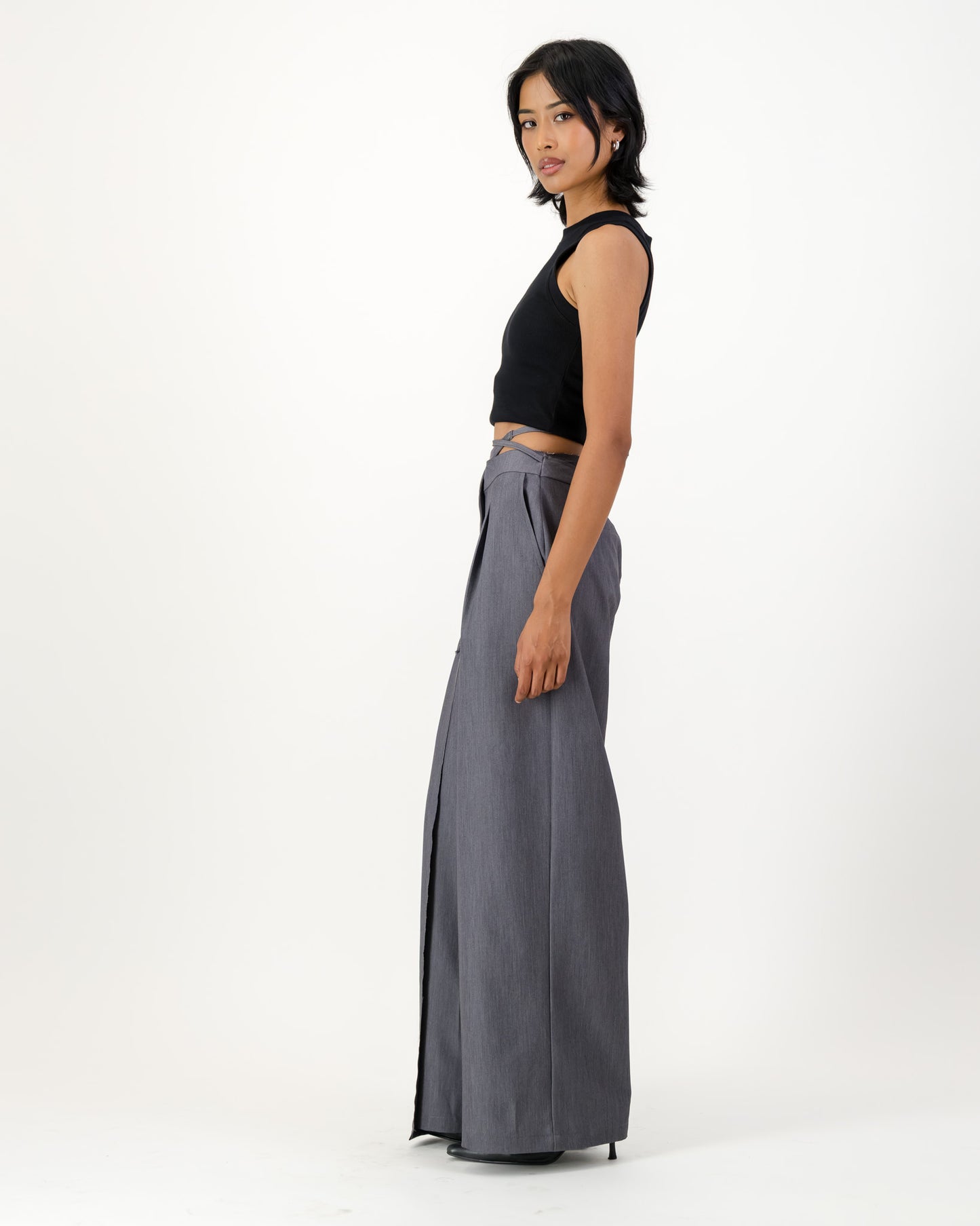 Saturn Wrap Trousers - Grey