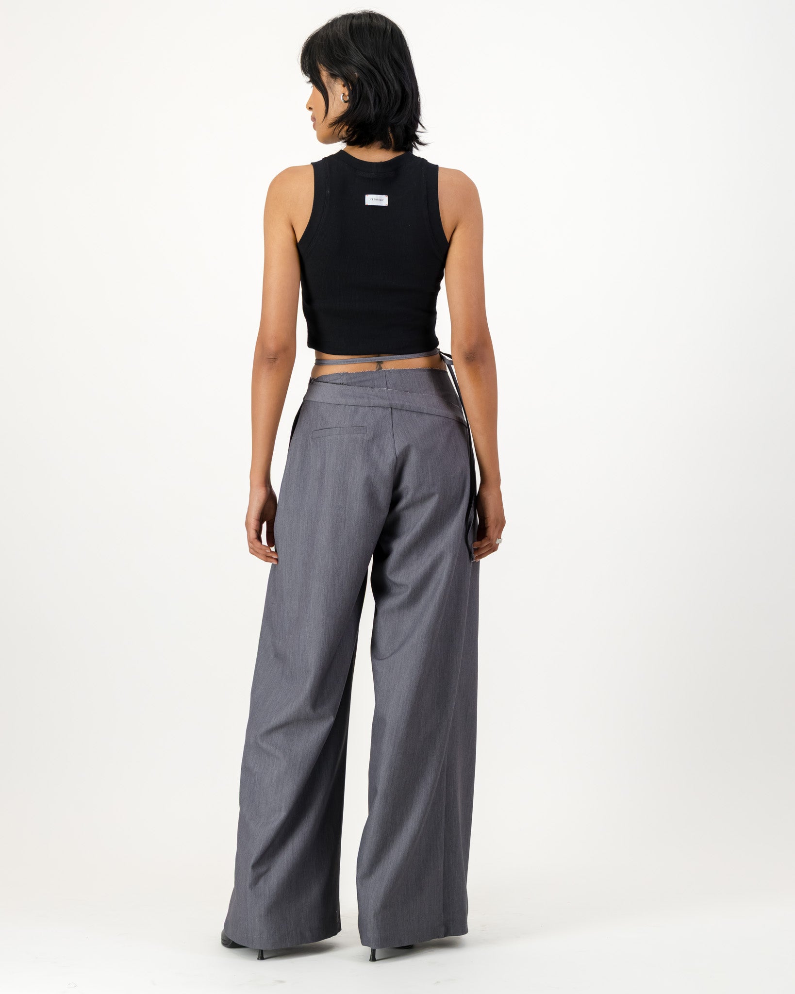 Saturn Wrap Trousers - Grey