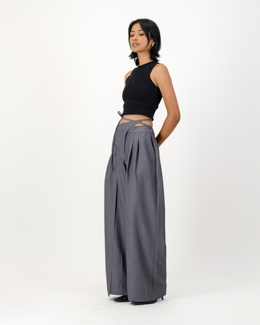 Saturn Wrap Trouser - Grey