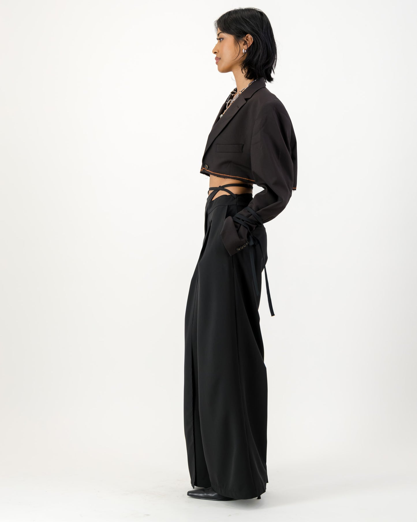 Saturn Wrap Trousers - Black