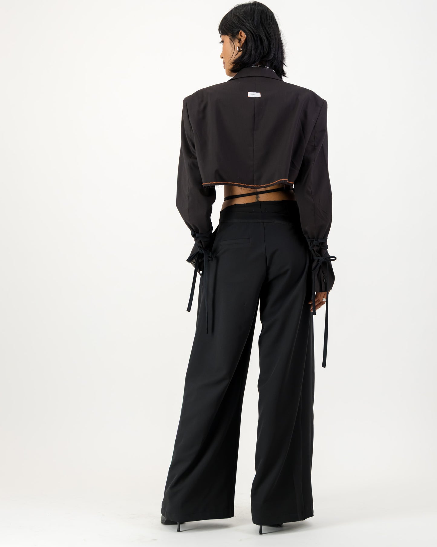 Saturn Wrap Trousers - Black