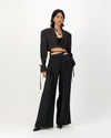 Saturn Wrap Trousers - Black
