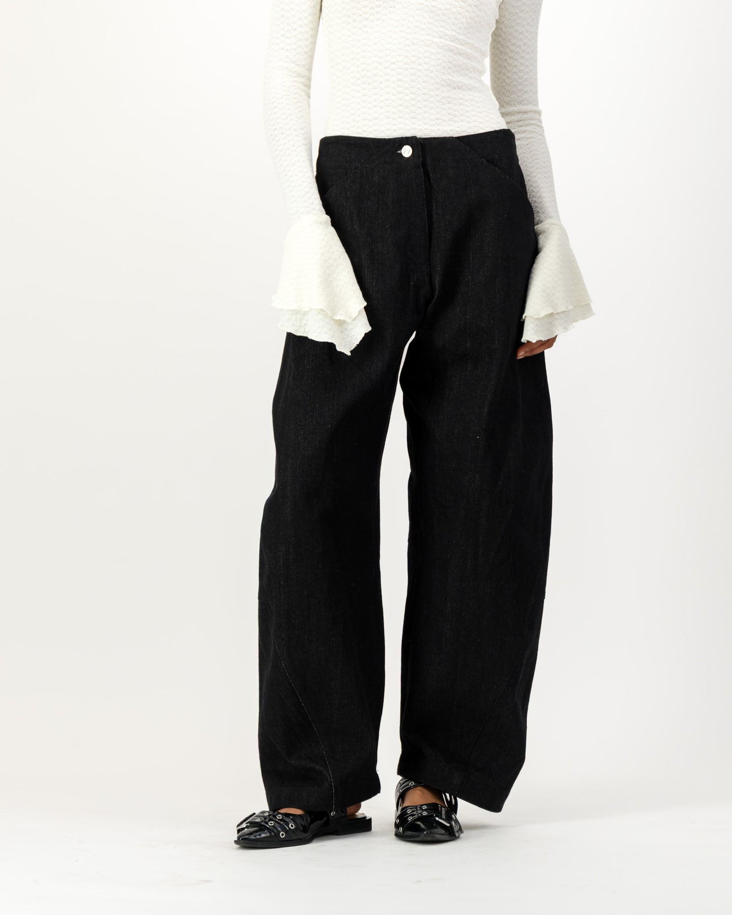 Tokyo Trousers - Black Denim
