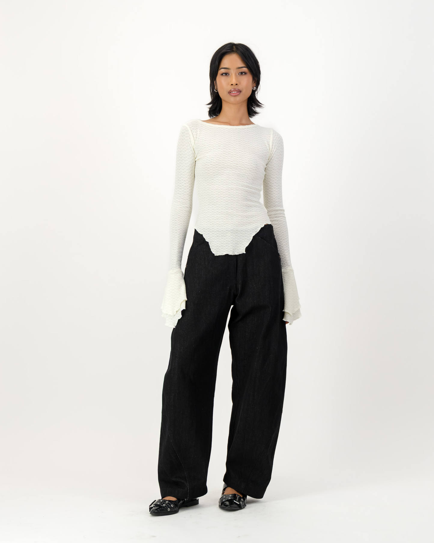 Tokyo Trousers - Black Denim