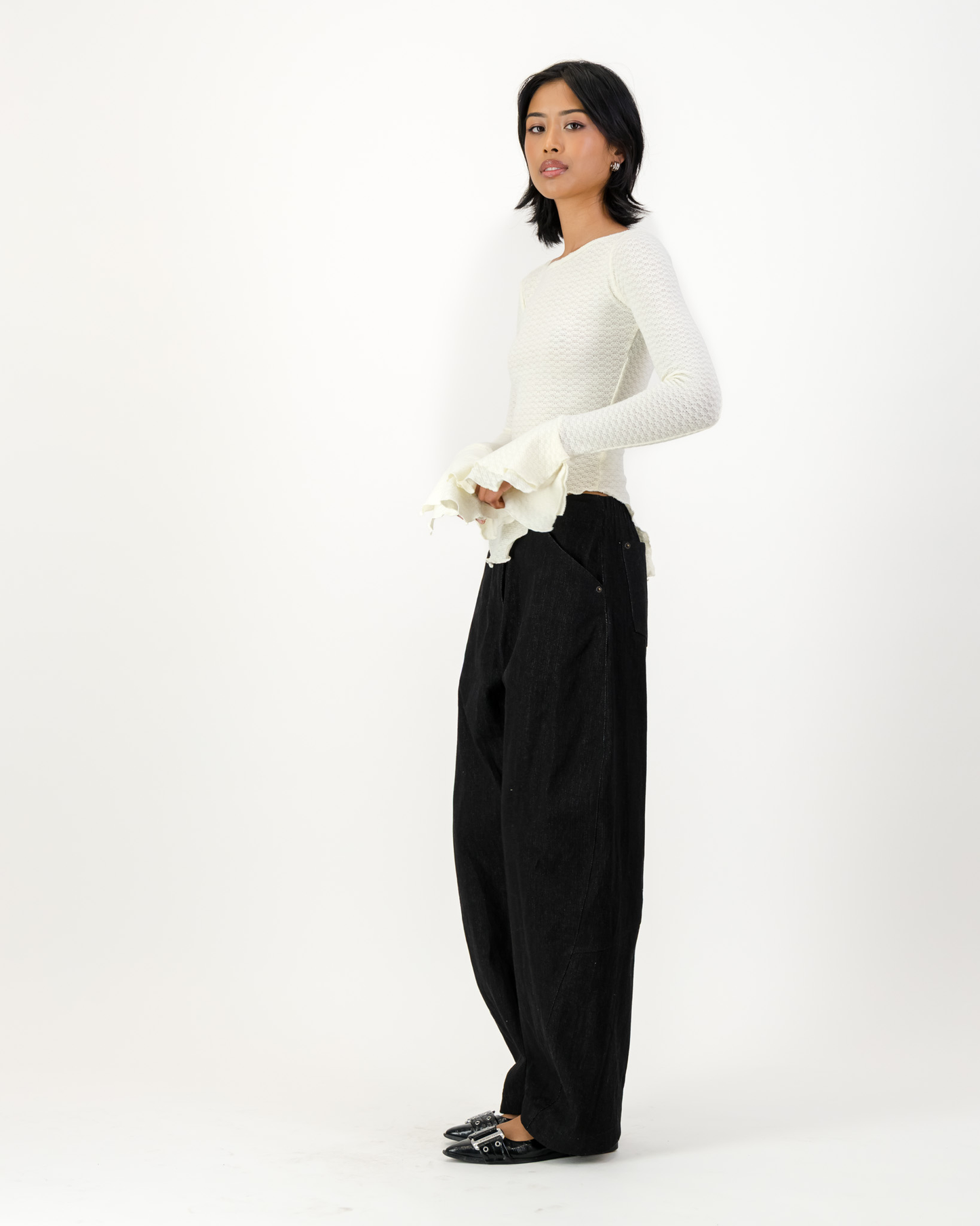 Tokyo Trousers - Black Denim