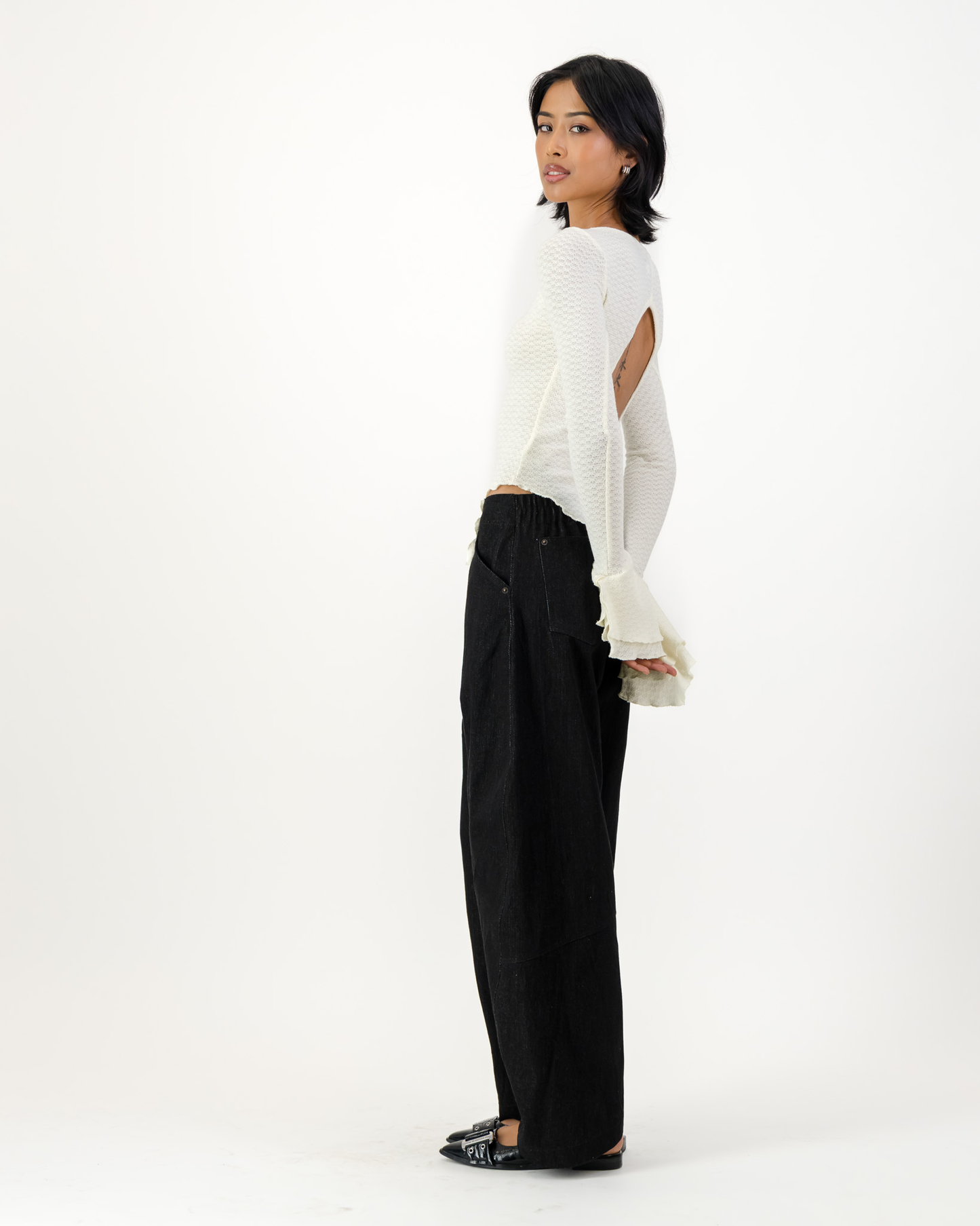 Tokyo Trousers - Black Denim