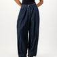 Ora Balloon Trousers - Dark Indigo Denim