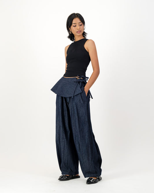 Ora Overskirt - Dark Indigo Denim