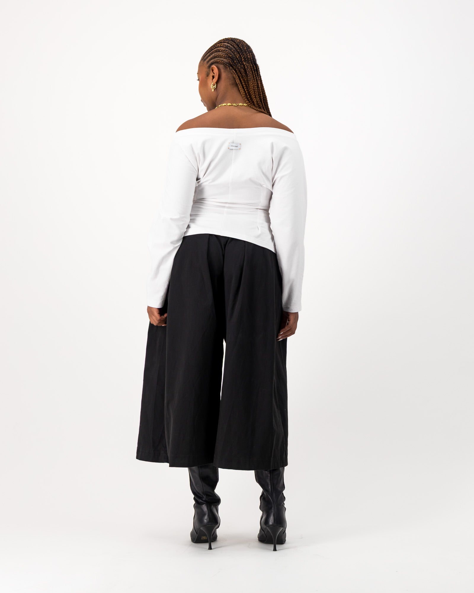 Contour Tee Long Sleeve - White