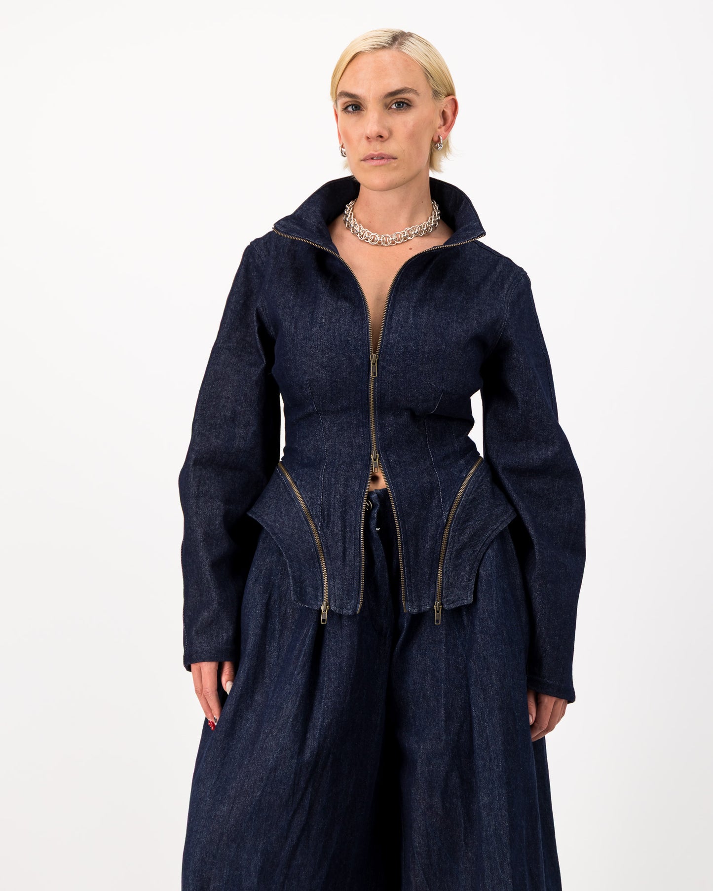 Alexa Jacket - Dark Indigo Denim