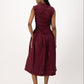 Rush Tush Midi Dress - Burgundy