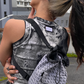 Silver Metallic Tank - Black