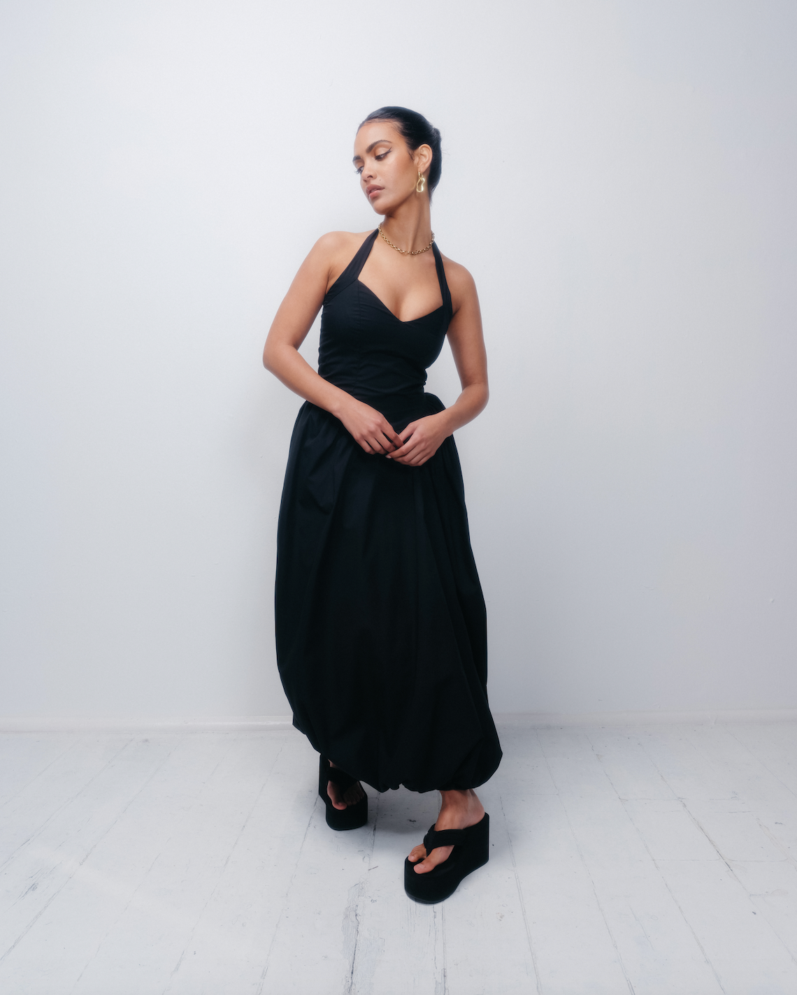 Cango Maxi Dress - Black