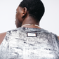 Silver Metallic Tank - Black