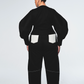Tokyo Trousers - Black & Cream