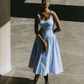 Gaia Midi Dress - Powder Blue