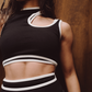 Frankie Tank - Black & Cream