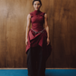 Rush Tush Midi Dress - Burgundy