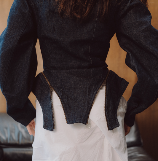 Alexa Jacket - Dark Indigo Denim