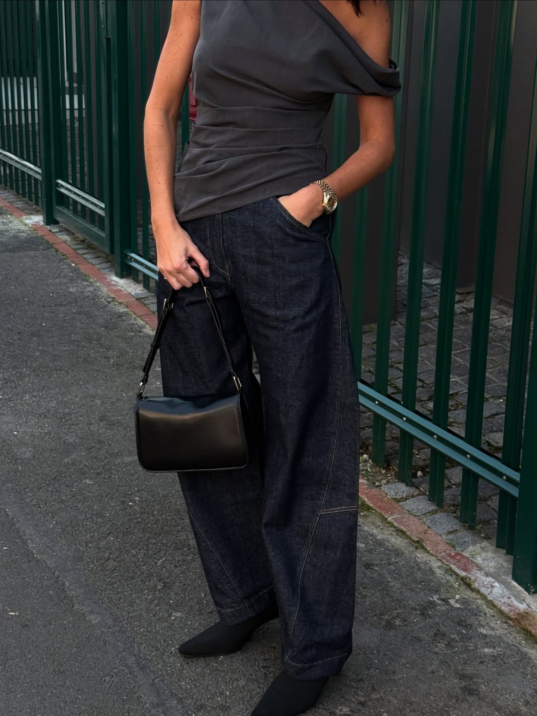 Tokyo Trousers - Navy Japanese Denim (Contrast Stitching)