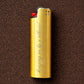 'Hanging on by a Rethread' Lighter Cover - Gold