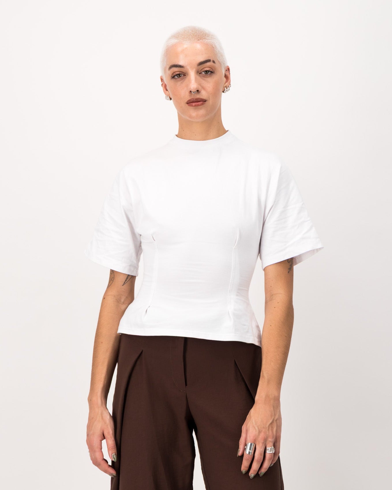 Contour Tee - White