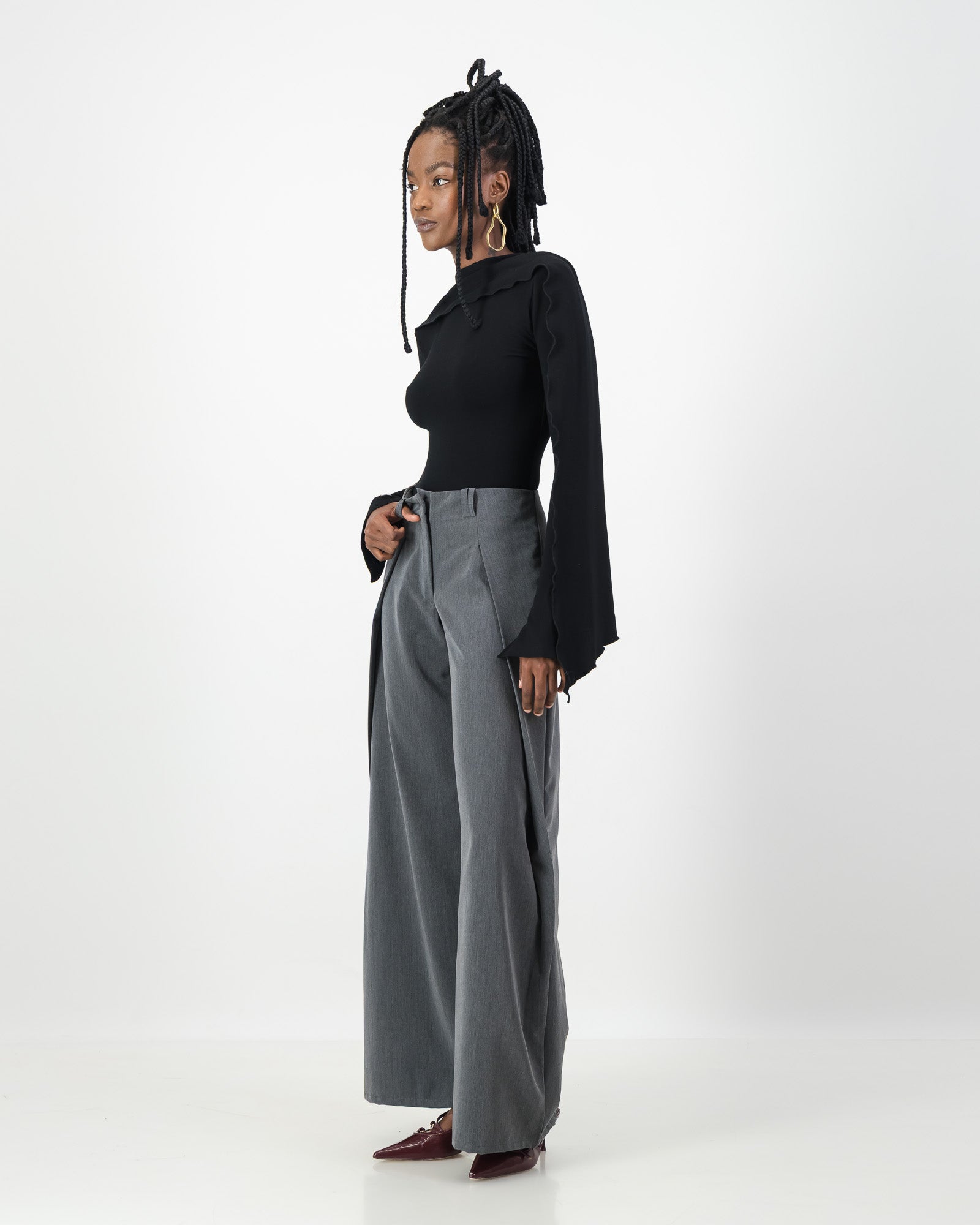 Arc Trousers - Grey Marle