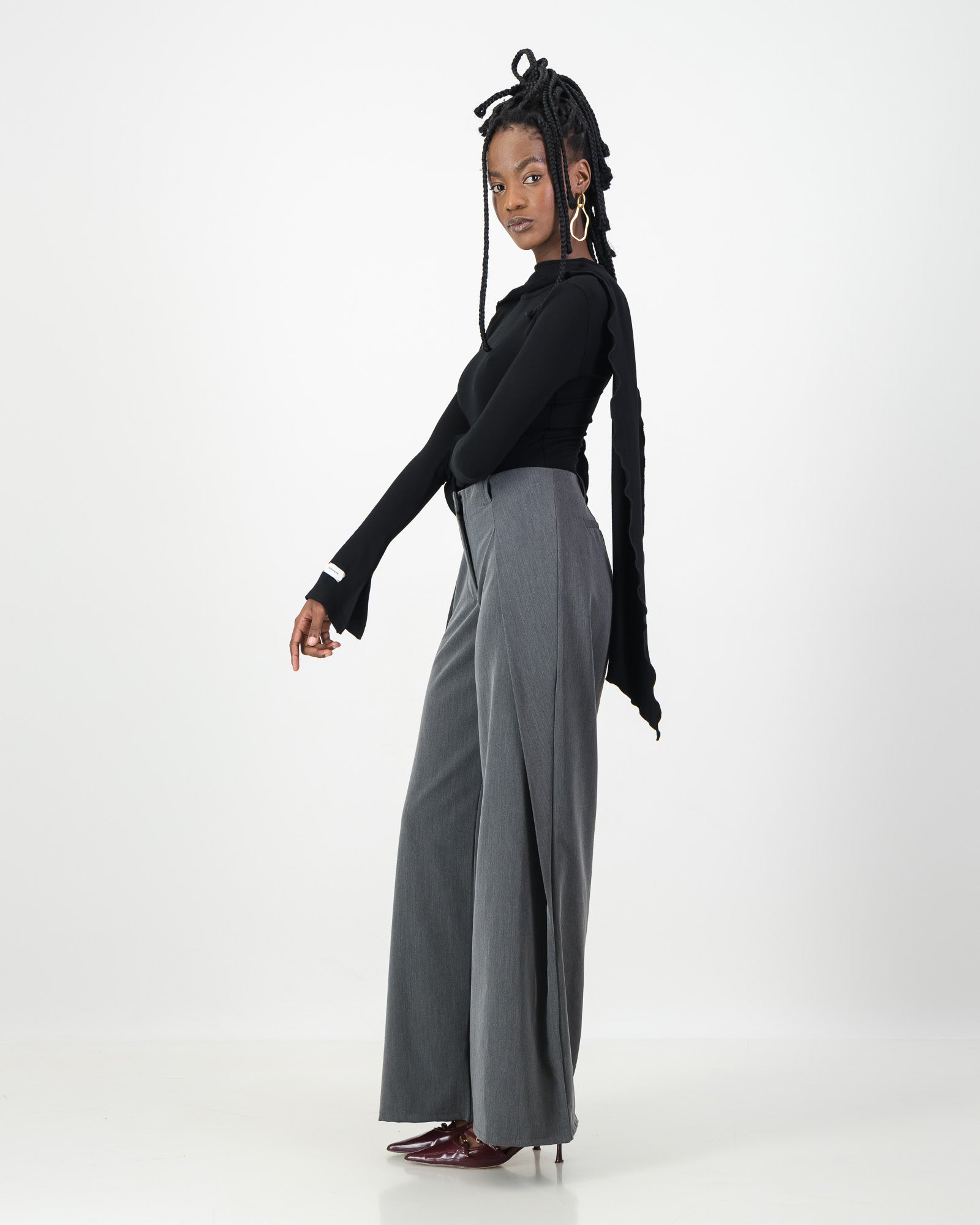 Arc Trousers - Grey Marle