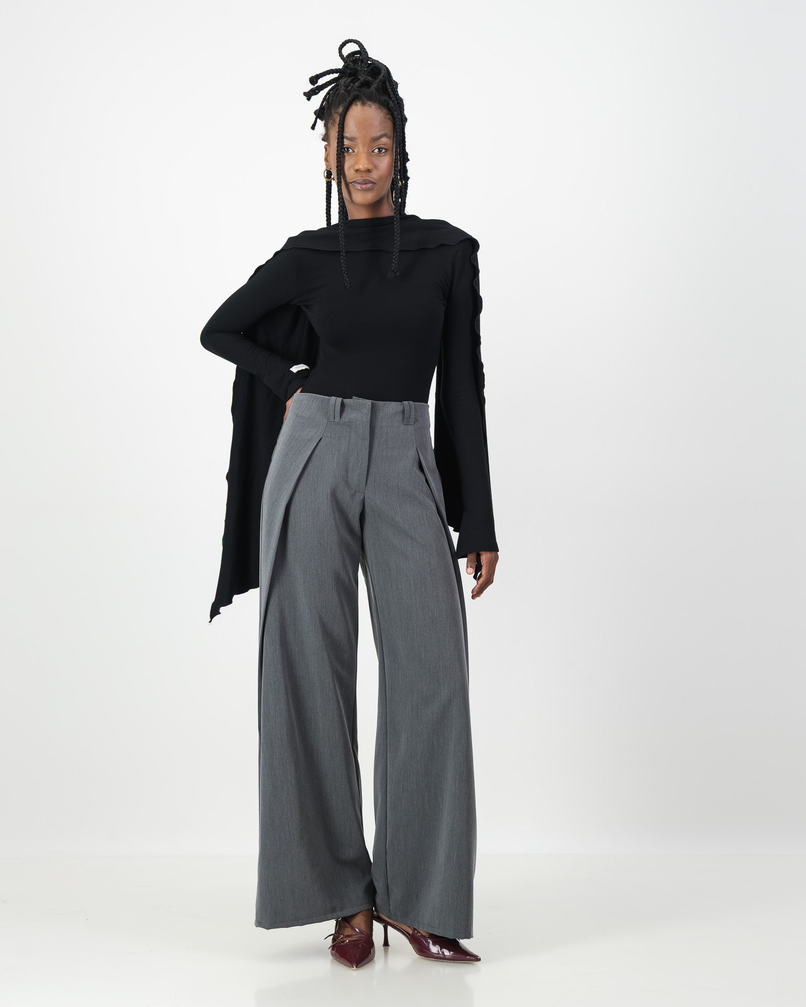 Arc Trousers - Grey Marle