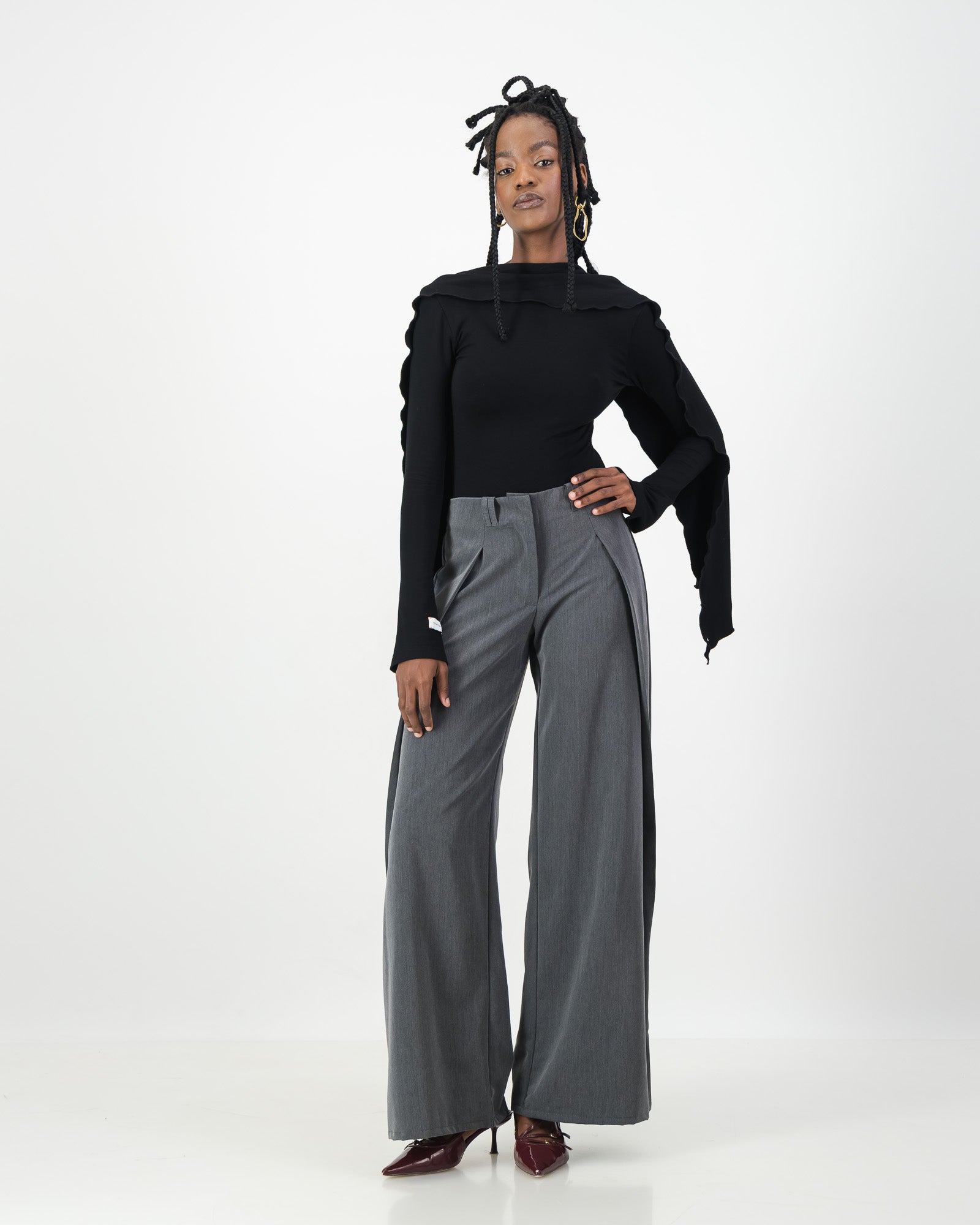 Arc Trousers - Grey Marle