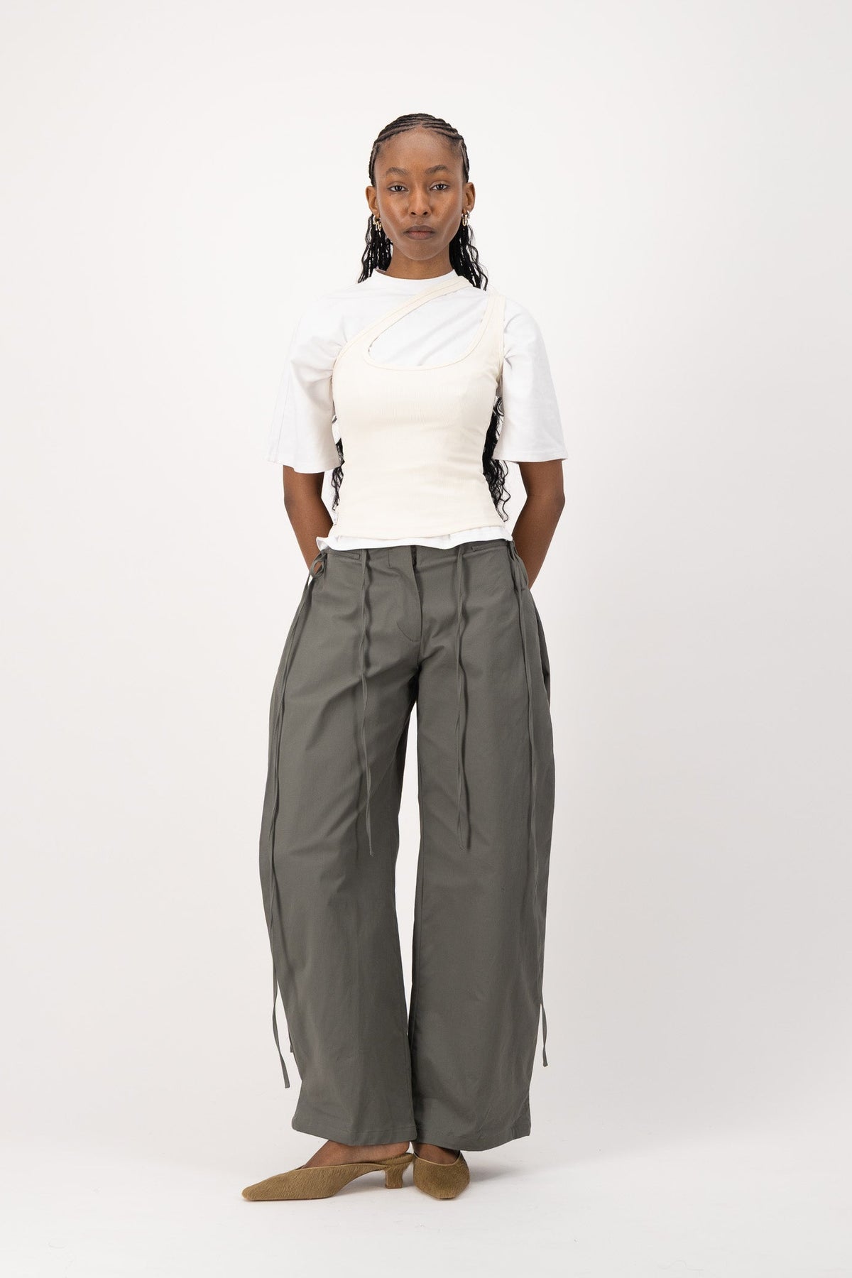 Bella Trousers - Olive