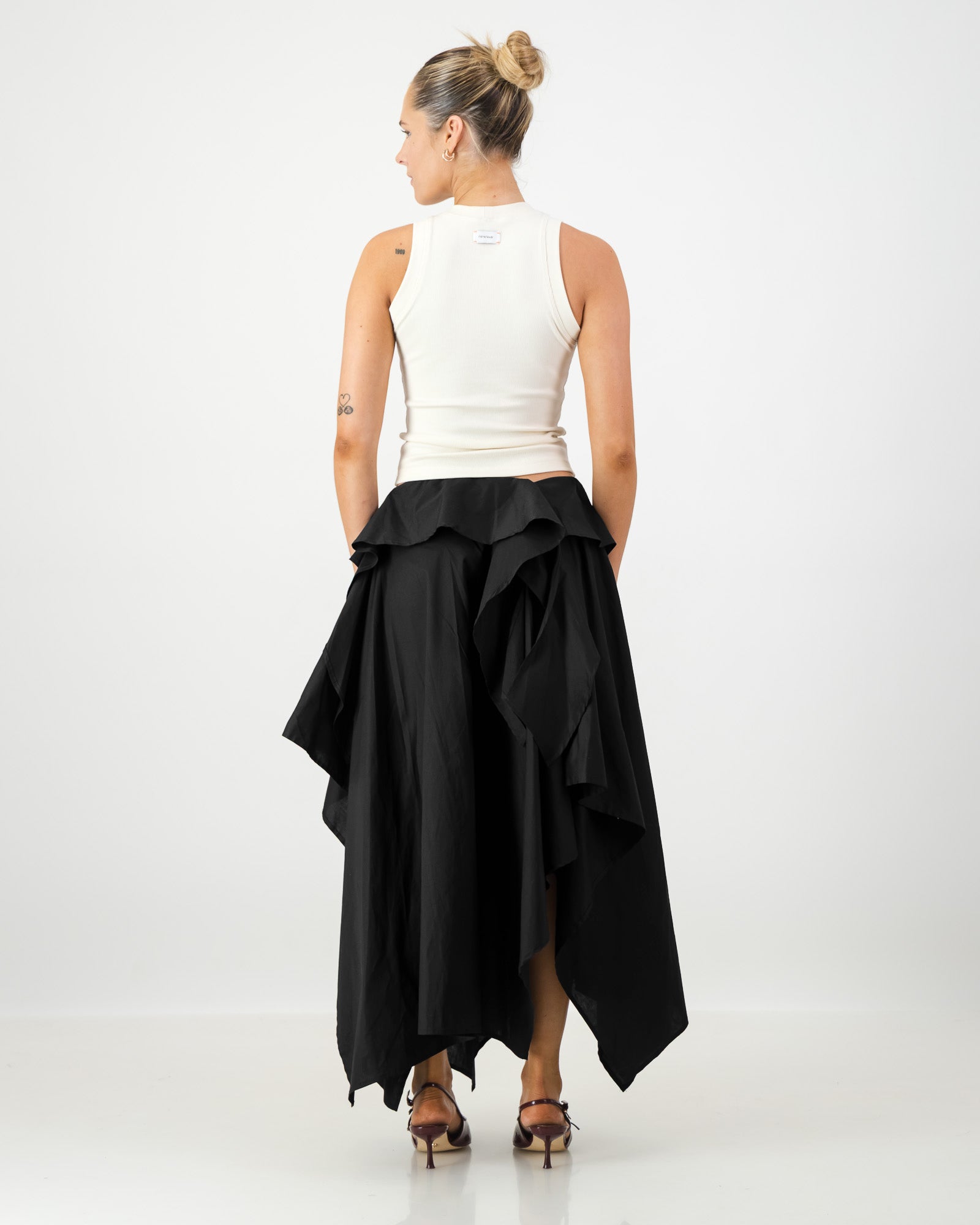 Maya Maxi Skirt - Black