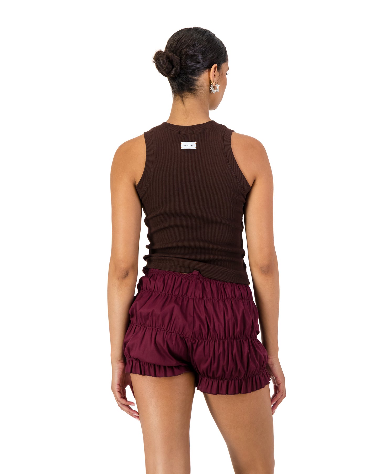 Rush Tush Bloomer Short - Burgundy
