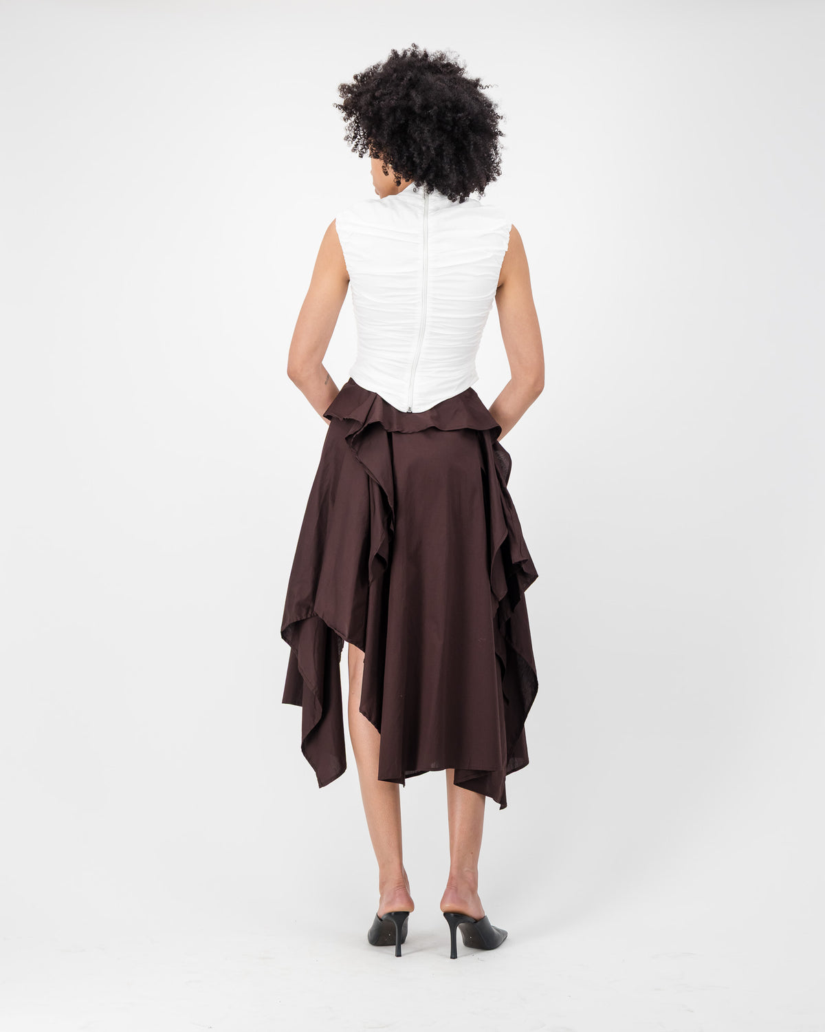 Maya Maxi Skirt - Chocolate