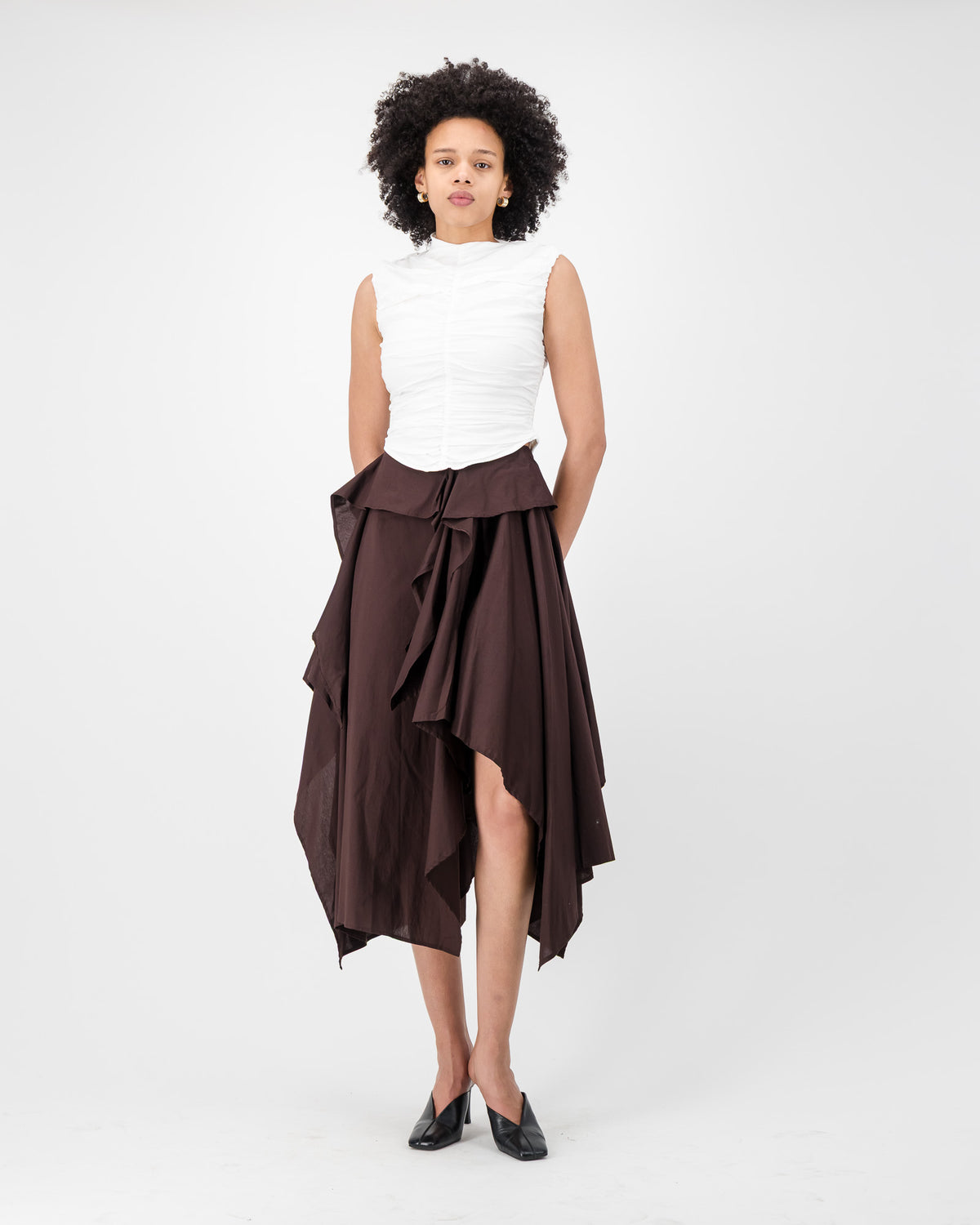 Maya Maxi Skirt - Chocolate