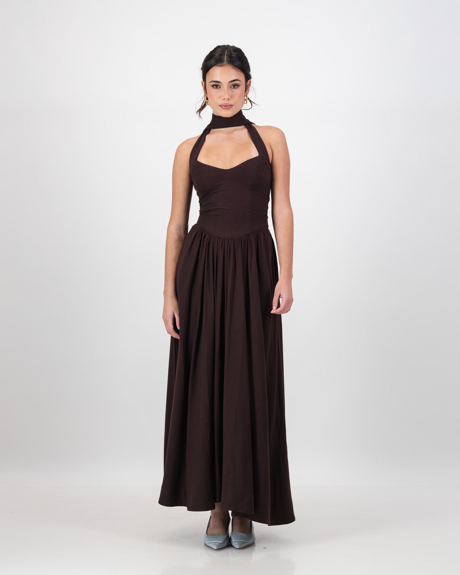 Cango Dress - Chocolate