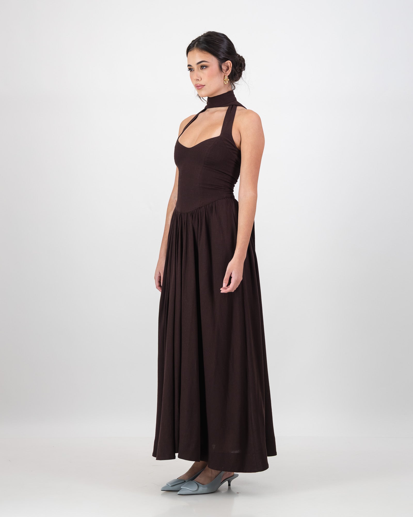 Cango Dress - Chocolate