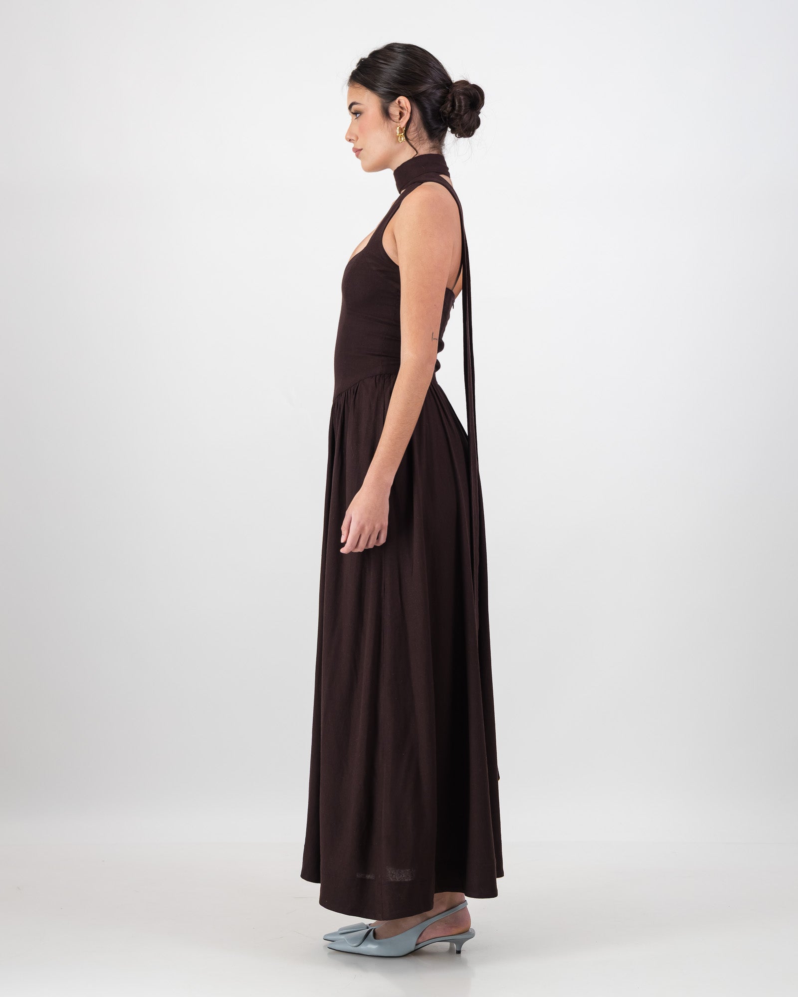 Cango Dress - Chocolate