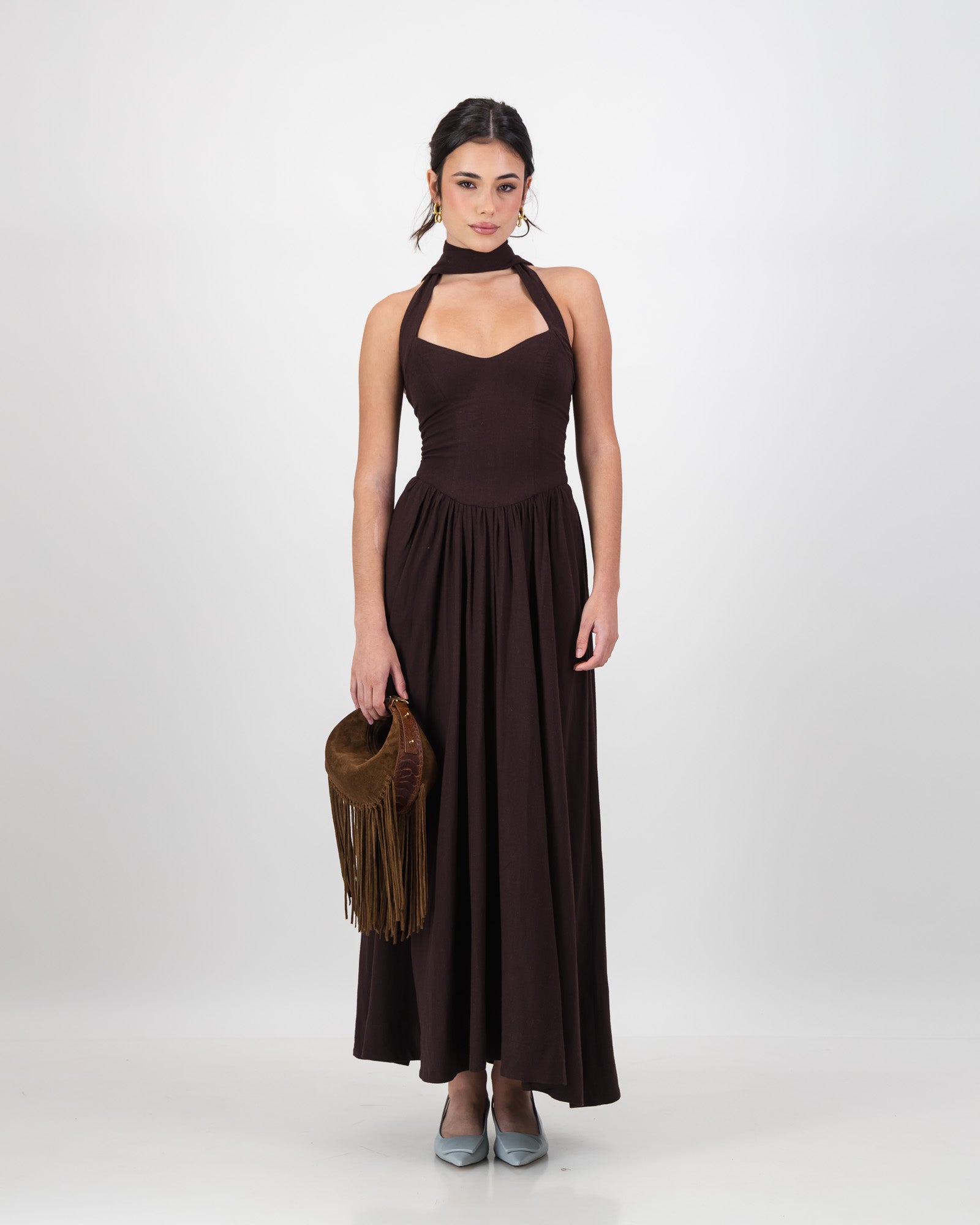 Cango Dress - Chocolate