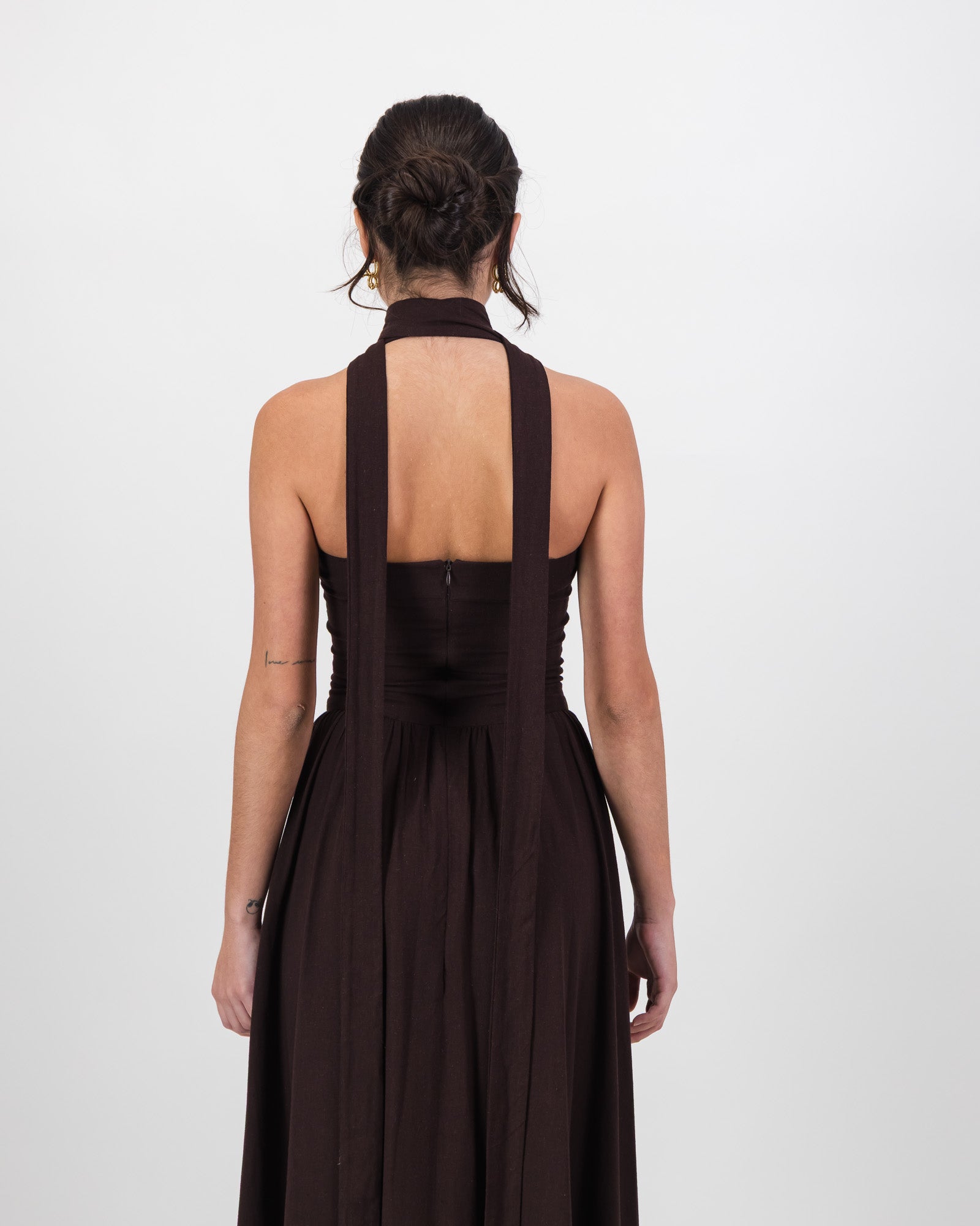 Cango Dress - Chocolate