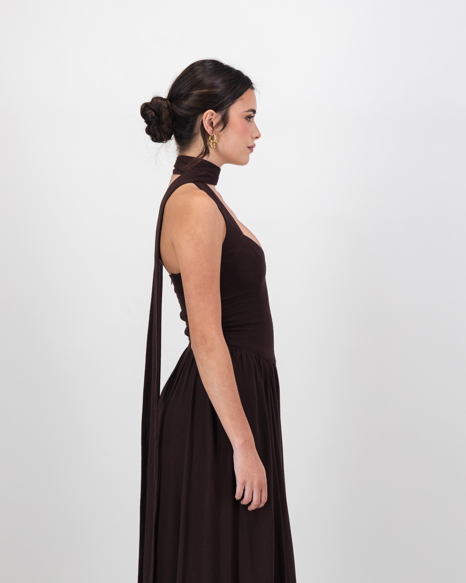 Cango Dress - Chocolate