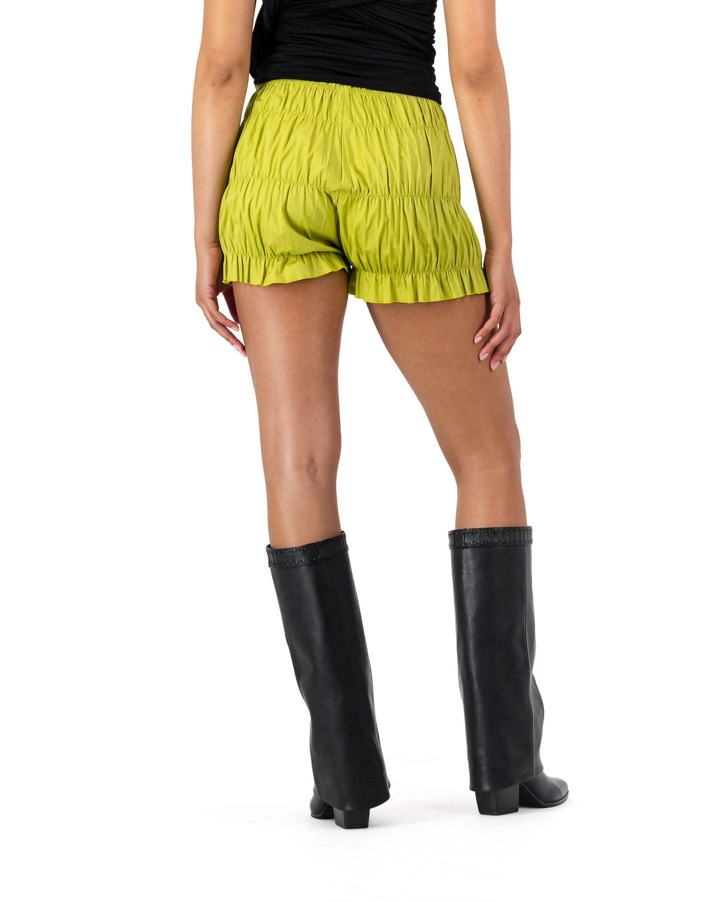 Rush Tush Bloomer Short - Chartreuse