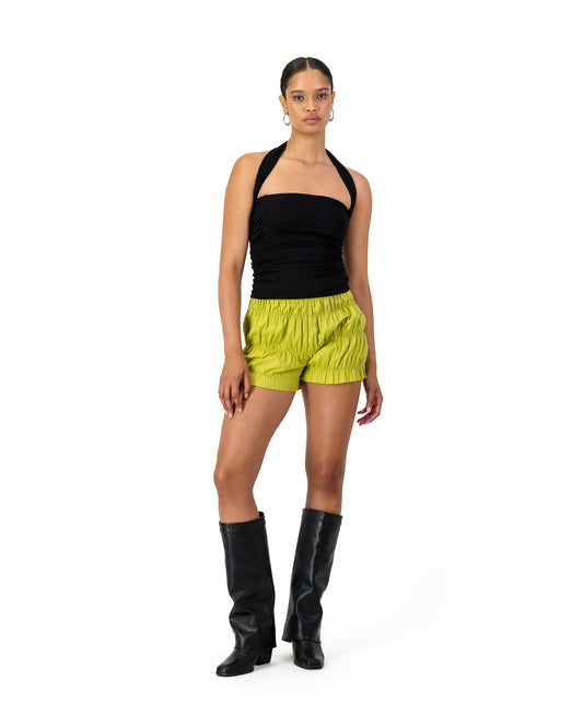 Rush Tush Bloomer Short - Chartreuse