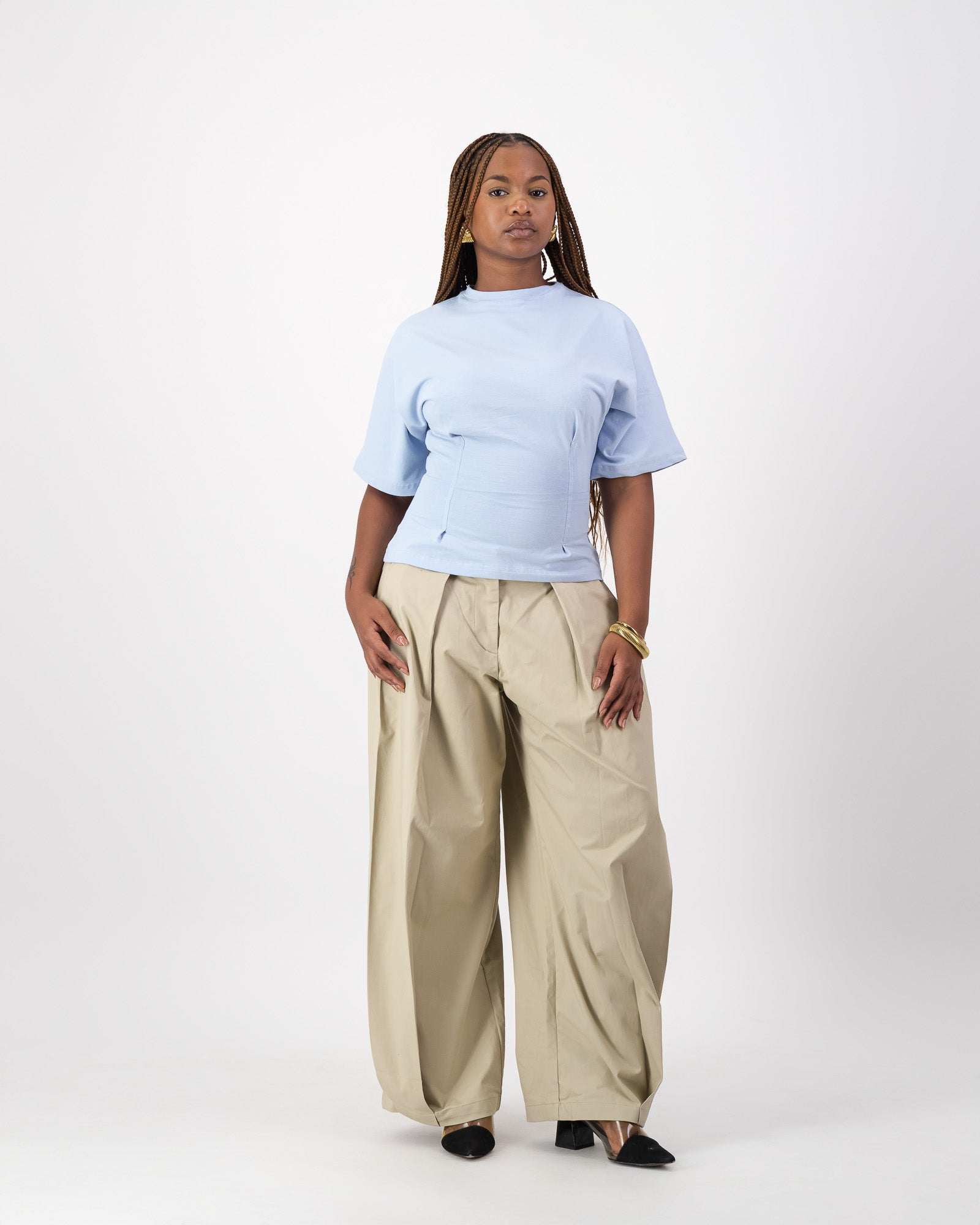 Contour Tee - Blue