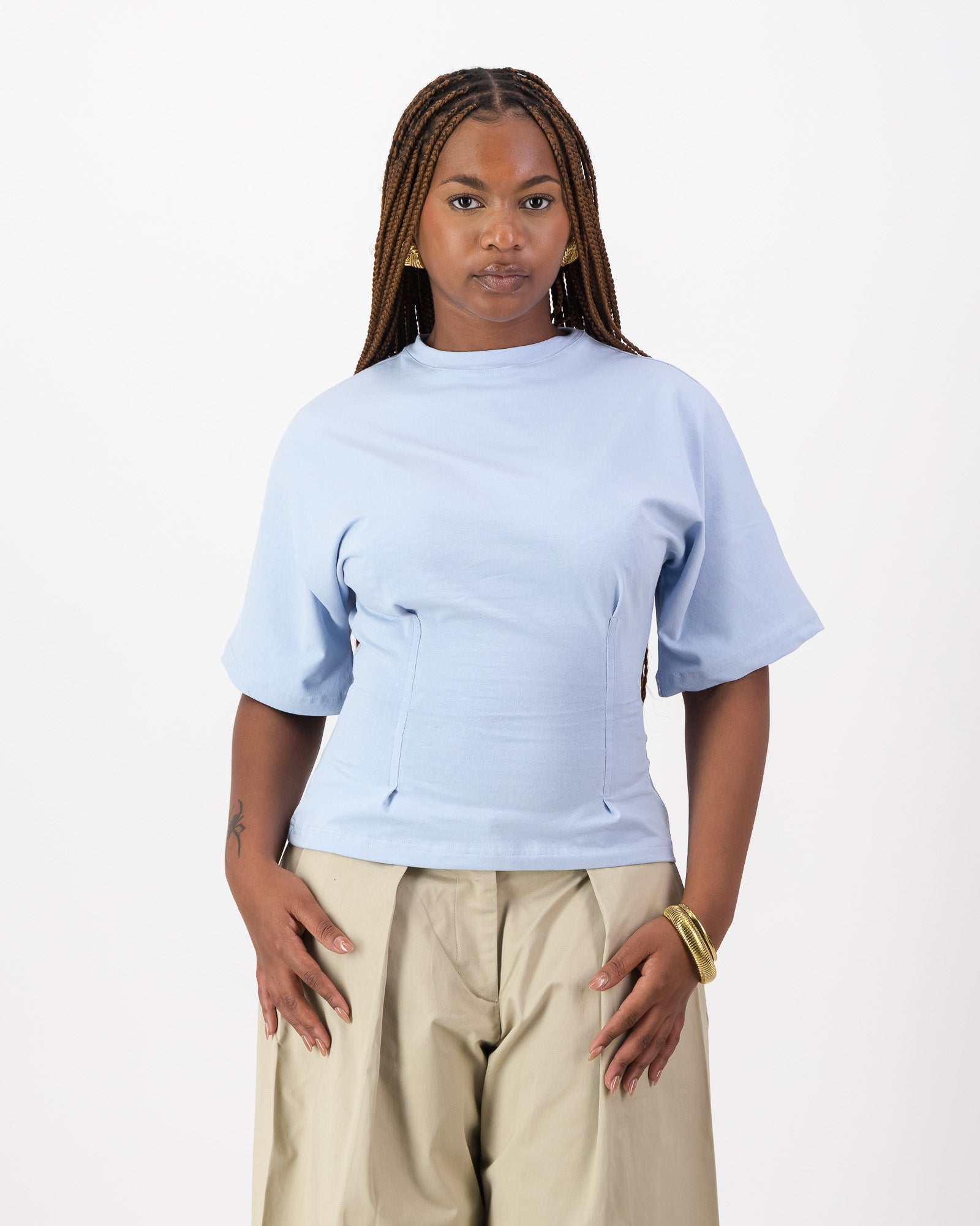Contour Tee - Blue